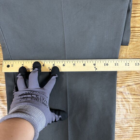 L.L. Bean Classic Fit Men's Pants Size 42 x 29 Gray 100% Cotton - Picture 10 of 16